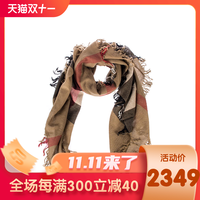 BURBERRY博柏利女士丝巾围巾方巾流苏时尚精品 3841403