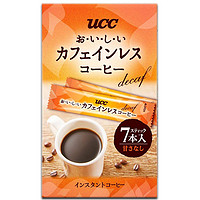 UCC 悠诗诗 低因黑咖啡粉 2g*7袋