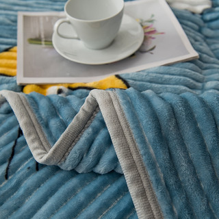 南极人珊瑚绒毛毯加厚单人宿舍空调毯午睡毯魔法绒法兰绒床单毯子