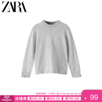 ZARA 新款 童装女童 人造珍珠饰针织衫 05561708811