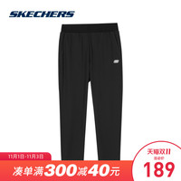 Skechers斯凯奇秋冬新品女子松紧针织长裤时尚休闲运动裤L420W266