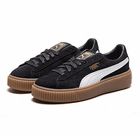 PUMA 彪马 Suede Platform Core 女士休闲运动鞋 363559-02 黑色