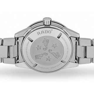 RADO 雷达 Tradition传承系列 R32105203 42mm 男士机械手表 蓝盘 银色精钢带 圆形