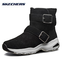 Skechers斯凯奇女板鞋2020冬季新款短靴轻便加绒保暖休闲鞋运动鞋