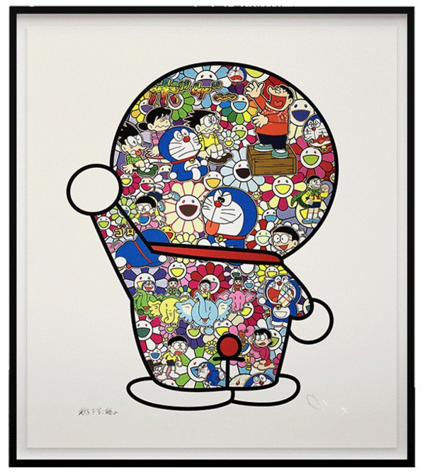 艺术品 村上隆《Doraemon‘s Daily Life》1000版 65.5x57.39cm