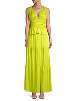 CYNTHIA ROWLEY 女士 Ruffle Maxi 连衣裙