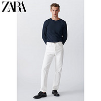 ZARA   男装 纤薄修身打底圆领针织衫毛衣 04231456401