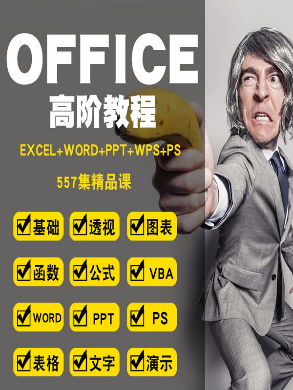 Office+PS办公软件 全套 视频课程