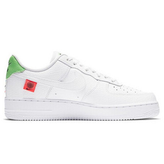 耐克NIKE 女子 板鞋 空军一号 AIR FORCE 1 '07 SE 休闲鞋 CT1414-100白色37.5码