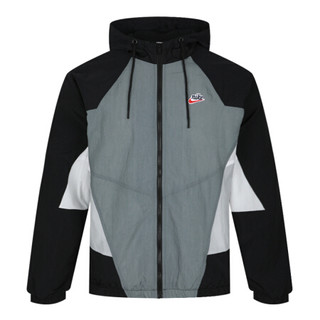 NIKE 耐克 男子 夹克 AS M NSW HE WR JKT WVN SIGN 运动服 CJ4359-084灰色 L码