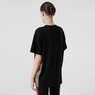 BURBERRY 博柏利 Vintage系列 女士圆领短袖T恤 80245451 黑色 XS