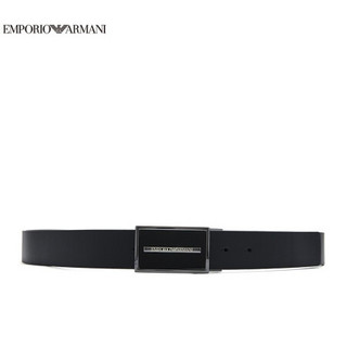 EMPORIO ARMANI阿玛尼EA奢侈品20秋冬男士腰带 Y4S284-YSP6J-20F BLACK-80001黑色 U