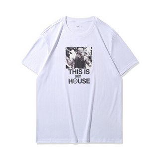 李宁短袖T恤男子半袖2020韦德系列男子短袖文化衫AHSQ065