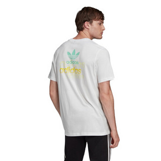 阿迪达斯 ADIDAS 三叶草 男子 FRONT BACK TEE 运动 T恤 FM3348 2XL码