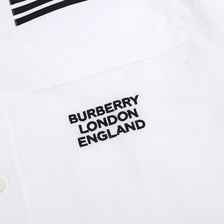 BURBERRY 博柏利 男士长袖衬衫 80237541 白色 M