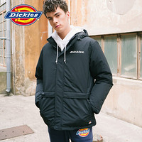 Dickies  秋冬2层复合尼龙牛津纺面料印花ALLIED羽绒夹克DK006693 男女款 黑色 M