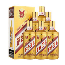 MOUTAI 茅台 金王子 53度酱香型白酒 500ml*6瓶