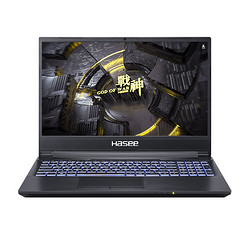 Hasee 神舟 战神系列 G8-CU7NK 17.3英寸笔记本电脑 （i7-10750H、16GB、256GB+1TB、RTX 2060、144Hz）