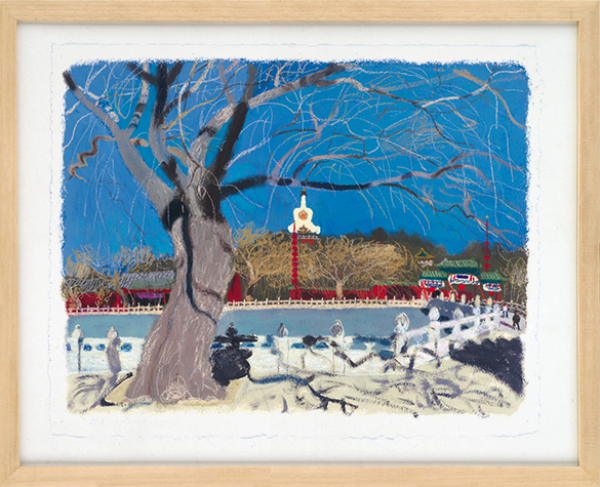 王玉平北海10艺术版画现代中式油画挂画装饰画