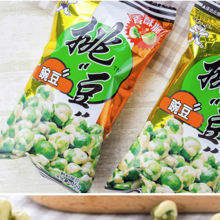 商品want want 旺旺 挑豆系列 豌豆 45g*3包