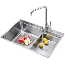 莱尔诗丹 Larsd  LR7045  不锈钢水槽单槽台下盆 水槽单槽套餐 厨房洗菜池洗菜盆洗碗池