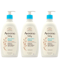 Aveeno 艾惟诺 Baby Aveeno 儿童每日保湿乳液，3 X 532毫升