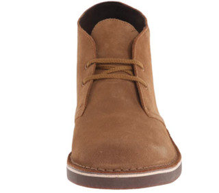 Clarks 其乐 Bushacre 2系列男士皮革低跟系带短靴26141154 Wheat SuedeUS12