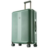 康沃（CONWOOD）行李箱 24英寸墨绿色万向轮拉杆箱 男女托运箱防刮行李箱PC129