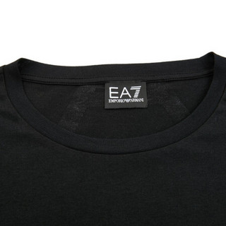 EA7 EMPORIO ARMANI阿玛尼EA7奢侈品20秋冬男士T恤衫 6HPT50-PJ7CZ BLACK-1200黑色 S