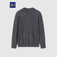 移动端：HLA 海澜之家 保暖羊绒衫男冬季简约舒适有型保暖毛衣