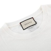 GUCCI 古驰 男女款圆领短袖T恤 457095 X5L89 9234 白色 S