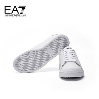 EA7 EMPORIO ARMANI阿玛尼EA7奢侈品20秋冬男女士同款休闲鞋 X8X001-XCC51 WHITE-00001白色 9