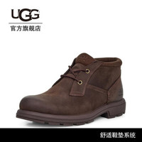 UGG 比尔特摩系列男士高帮牛皮系带圆头短靴1105009 咖啡色42