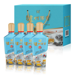 泸州老窖 52度白酒礼盒 五福临门 475ml*4瓶