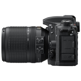 Nikon 尼康 D7500 APS-C画幅 数码单反相机 黑色 AF-S 18-140mm F3.5 ED VR 广角变焦镜头 单头套机