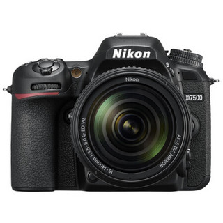 Nikon 尼康 D7500 APS-C画幅 数码单反相机 黑色 AF-S 18-140mm F3.5 ED VR 广角变焦镜头 单头套机