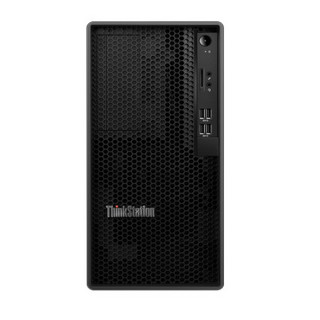 Lenovo 联想 ThinkStation K 23.8英寸 商用台式机 黑色（酷睿i9-10900、GTX 1660 6G、16GB、512GB SSD+2TB HDD、风冷）