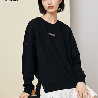 XTEP特步卫衣女2020秋季新款女装运动服运动装休闲长袖运动套头衫上衣
