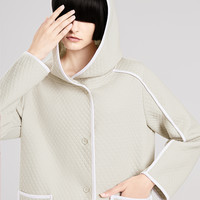 DAPU/大朴 冬款加绒女士家居套装睡衣 冰川灰 M