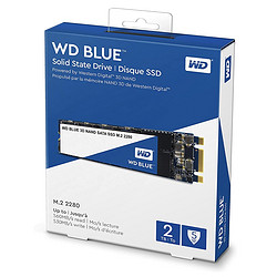 WD 西部数据 Blue 3D NAND M.2固态硬盘（SATA协议）2TB