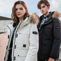 Lafuma 乐飞叶 户外鹅绒工装派克保暖男女情侣羽绒服防寒登山滑雪