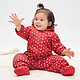 Gap婴儿洋气连体羽绒服秋季473979 可爱女宝宝包脚外穿服童装抱衣