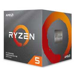 AMD 锐龙 Ryzen 5 3600XT 盒装CPU处理器