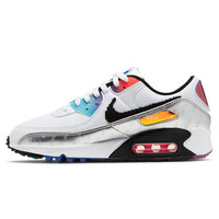 耐克NIKE 女子 休闲鞋 气垫 缓震 AIR MAX 90 运动鞋 DC0835-101白色36.5码