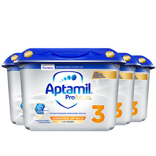Aptamil 爱他美 白金版 幼儿奶粉 英版 3段 800g*4罐 安心罐