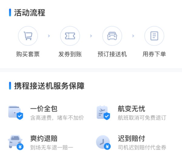 两次回本!随心接送机200元套票(含8张25元无门槛券)