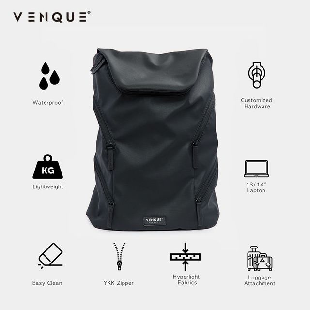 范克 VENQUE 户外旅行双肩包男背包女大容量书包旅行包通勤电脑包