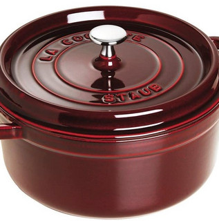 staub 珐宝 1102487 炖锅(24cm、3.8L、铸铁、格林纳丁斯)