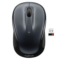 Logitech 罗技 M325 2.4G 优联 无线鼠标+短款鼠标垫 1000DPI 黑色