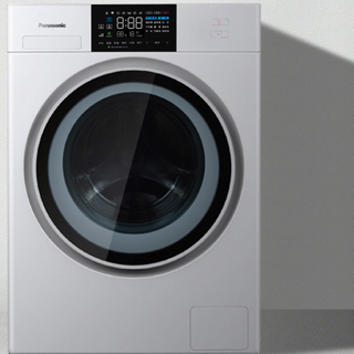 Panasonic 松下 冰箱洗衣机套装 NR-D350TP-W变频四门冰箱 350L 白色+XQG100-NGA5E滚筒洗衣机 10kg 白色